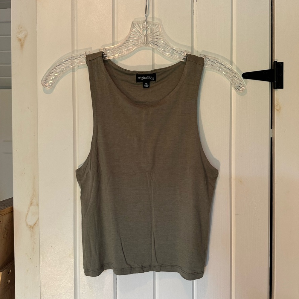 Dry Goods Originality green tank top